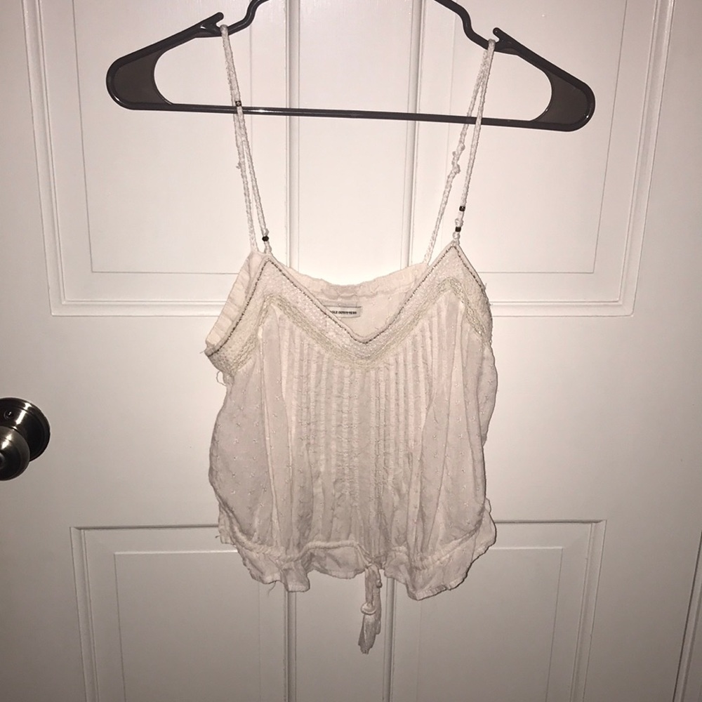 White blouse tank top, American Eagle